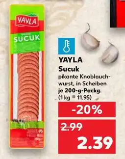 Kaufland YAYLA Sucuk Angebot