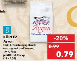 Kaufland KÖRFEZ Ayran Angebot