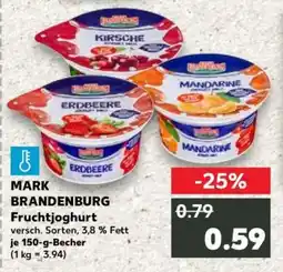 Kaufland MARK BRANDENBURG Fruchtjoghurt Angebot