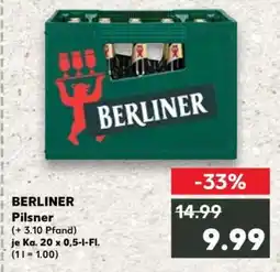 Kaufland BERLINER Pilsner Angebot