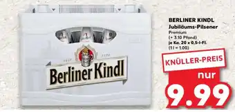 Kaufland BERLINER KINDL Jubiläums Pilsener Angebot
