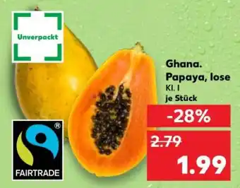 Kaufland Papaya, lose Angebot
