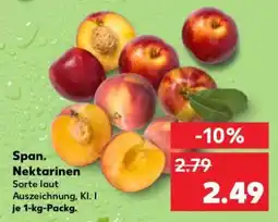 Kaufland Span. Nektarinen Angebot