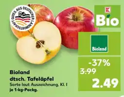 Kaufland Bioland dtsch. Tafeläpfel Angebot