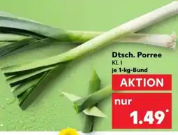 Kaufland Dtsch. Porree Angebot