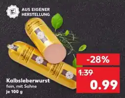 Kaufland Kalbsleberwurst Angebot