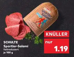 Kaufland SCHULTE Sportler-Salami Angebot