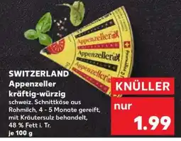 Kaufland Appenzeller kräftig-würzig Angebot