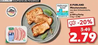 Kaufland K-PURLAND Minutensteaks Angebot