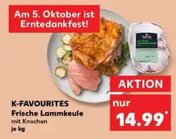 Kaufland K-FAVOURITES Frische Lammkeule mit Knochen Angebot