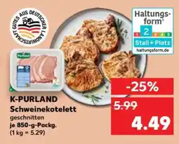 Kaufland K-PURLAND Schweinekotelett Angebot