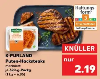 Kaufland K-PURLAND Puten- Hacksteaks Angebot