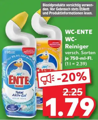 Kaufland WC-ENTE WC- Reiniger Angebot