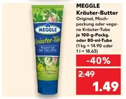 Kaufland Meggle Kräuter- butter Angebot
