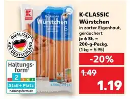 Kaufland K-CLASSIC Würstchen Angebot