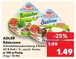 Kaufland Adler Edelcreme Angebot