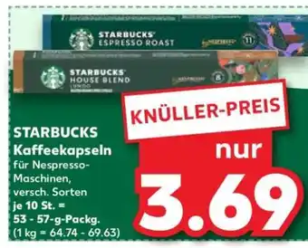 Kaufland STARBUCKS Kaffeekapseln Angebot
