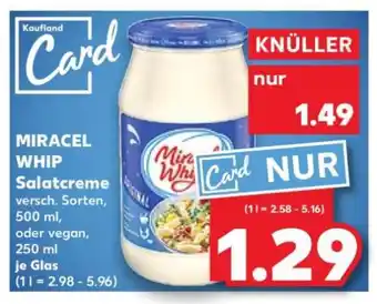 Kaufland MIRACEL WHIP Salatcreme Angebot