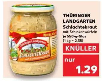 Kaufland THÜRINGER LANDGARTEN Schlachtekraut Angebot
