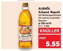 Kaufland ALBAÖL Schwed. Rapsöl Angebot