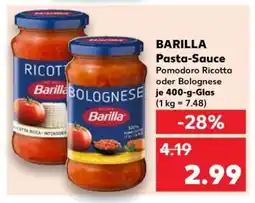 Kaufland Barilla Pasta Sauce Angebot