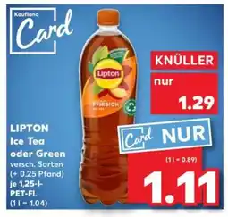 Kaufland LIPTON Ice Tea oder Green Angebot