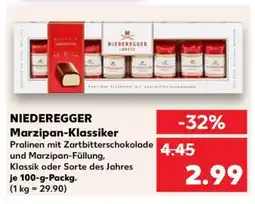 Kaufland NIEDEREGGER Marzipan-Klassiker Angebot
