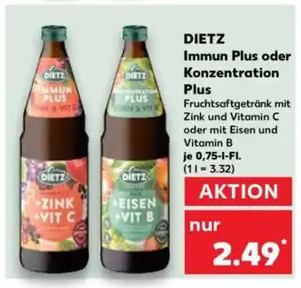 Kaufland DIETZ Immun Plus oder Konzentration Plus Angebot