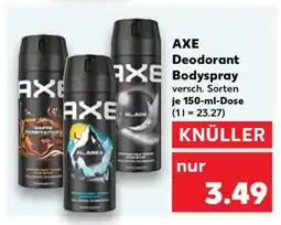 Kaufland Axe Deodorant Bodyspray Angebot