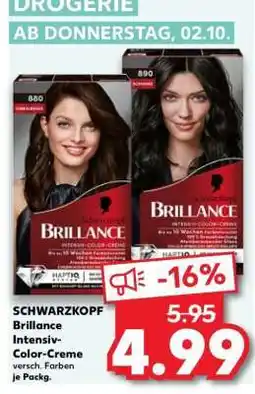 Kaufland Schwarzkopf Brillance Intensiv-Color-Creme Angebot