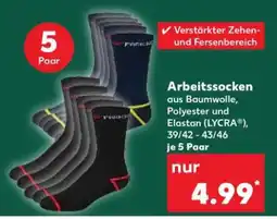 Kaufland Arbeitssocken Angebot
