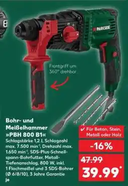 Kaufland Bohr- und Meißelhammer PBH 800 B1 Angebot