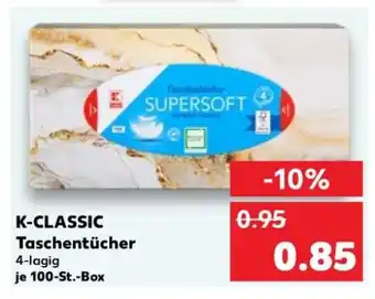 Kaufland K-CLASSIC Taschentücher Angebot