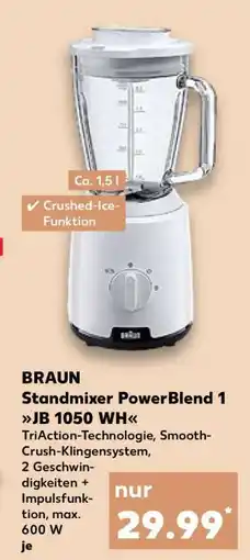Kaufland BRAUN Standmixer PowerBlend 1 JB 1050 WH Angebot