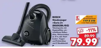 Kaufland BOSCH Staubsauger Serie 2 (BGDS2BL1D2) Angebot