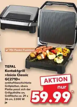 Kaufland TEFAL Kontaktgrill Inicio Classic GC271D Angebot