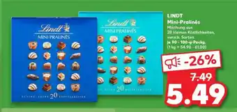 Kaufland Lindt Mini Pralinés Angebot