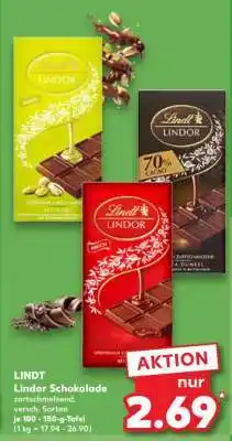Kaufland LINDT Lindor Schokolade Angebot