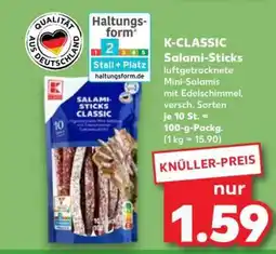 Kaufland K-CLASSIC Salami-Sticks Angebot
