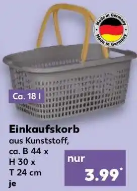Kaufland Einkaufskorb Angebot