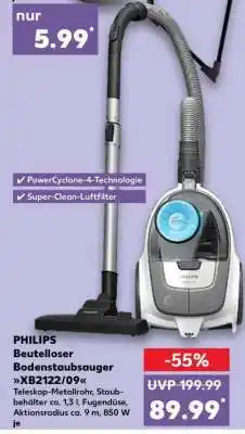 Kaufland PHILIPS Beutelloser Bodenstaubsauger XB2122/09 Angebot