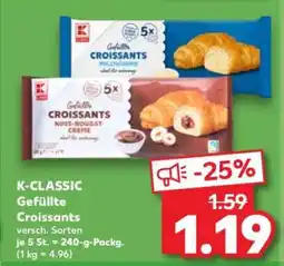 Kaufland K-CLASSIC Gefüllte Croissants Angebot