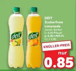 Kaufland deit zuckerfreie Limonade Angebot