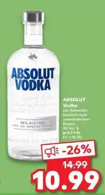 Kaufland Absolut Vodka Angebot