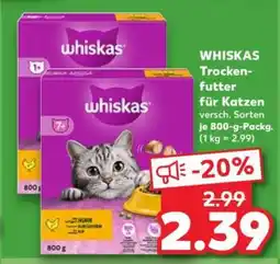 Kaufland WHISKAS Trockenfutter für Katzen Angebot