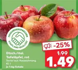 Kaufland Dtsch./ital. Tafeläpfel, rot Angebot