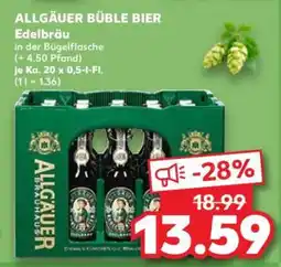 Kaufland Allgäuer Büble Bier Angebot