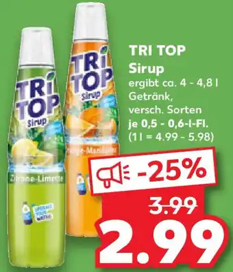 Kaufland TRI TOP Sirup Angebot