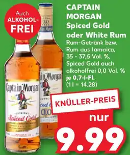 Kaufland CAPTAIN MORGAN Spiced Gold oder White Rum Angebot