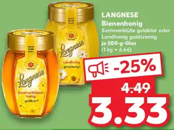 Kaufland LANGNESE Bienenhonig Angebot